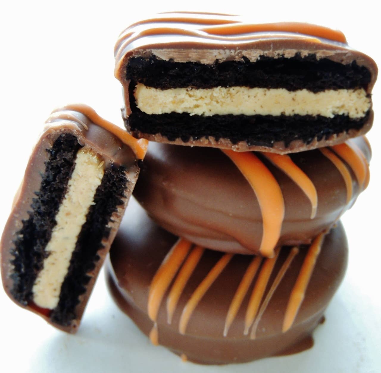 Chocolate Pizza Company Inc - Wholesale Chocolate Covered Sweets - Chocolate Dipped Cookies - Peanut Butter Cream