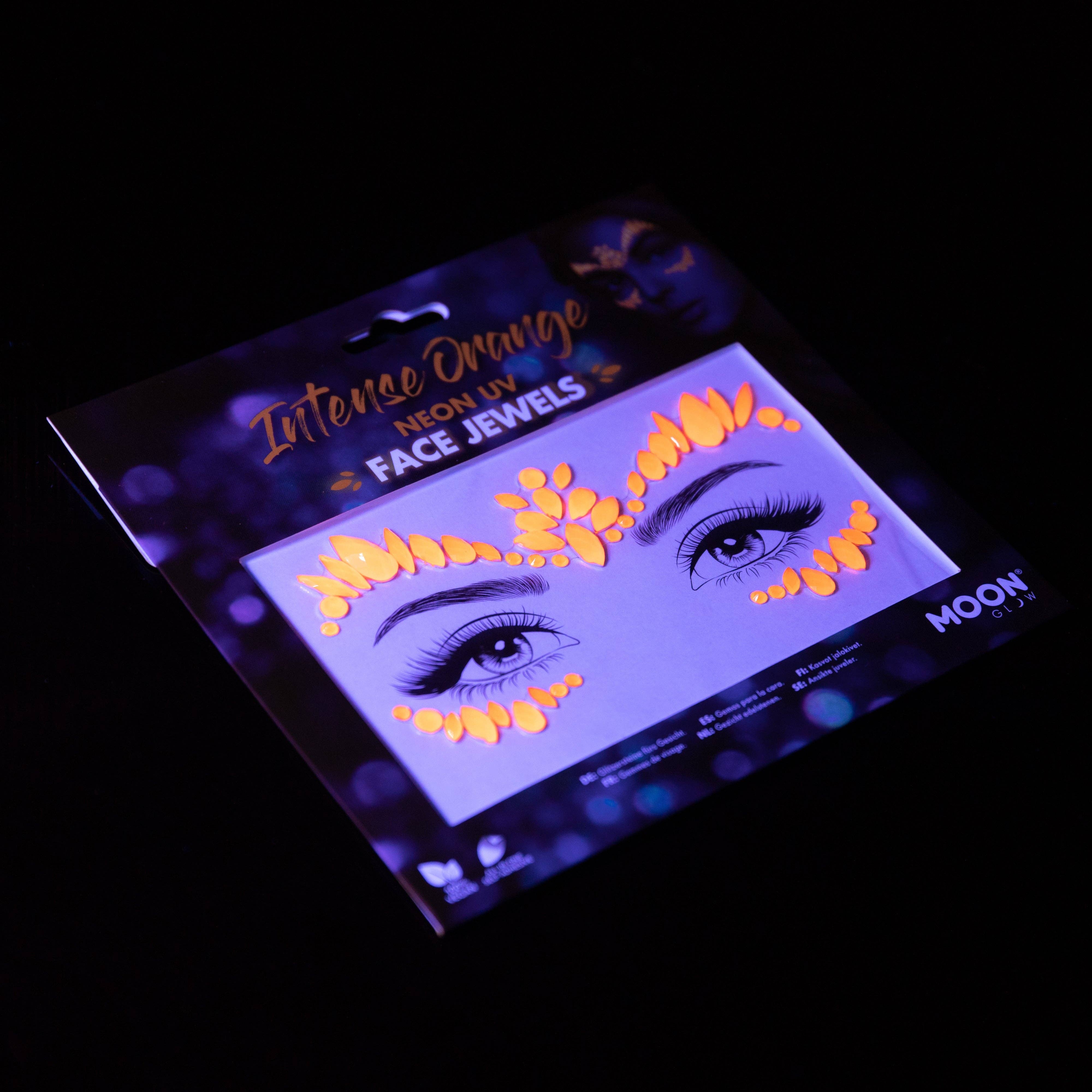 Moon Makeup - Wholesale Body Glitter/Shimmer - Neon UV Glow Blacklight Adhesive Gems, Jewels & Rhinestones9