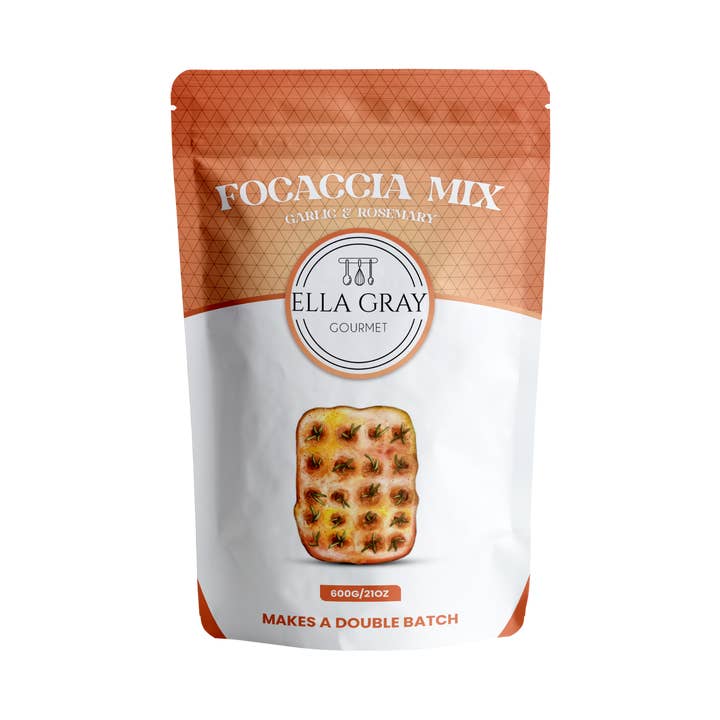 Focaccia Mix Garlic & Rosemary for wholesale by Ella Gray Gourmet