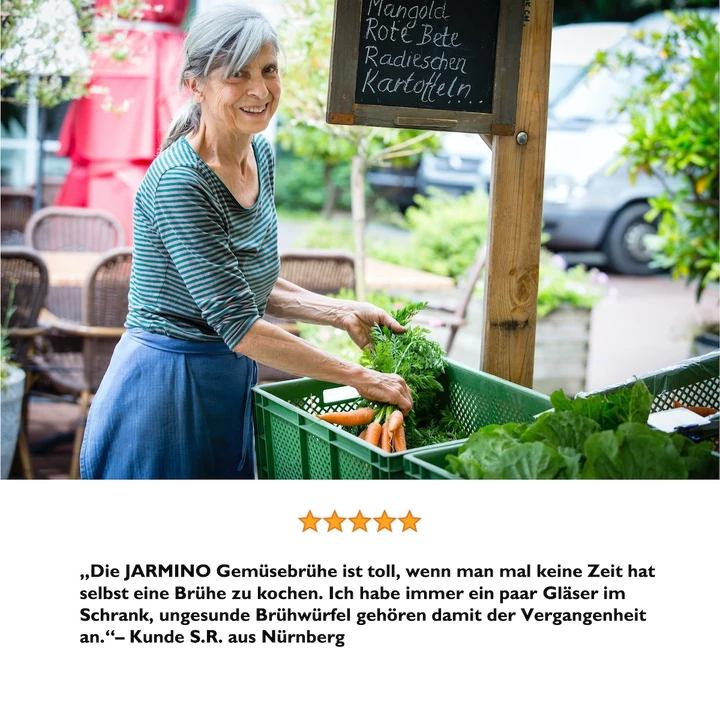 JARMINO - Vendita all'ingrosso Brodo - Brodo di verdure biologico (350 ml)1