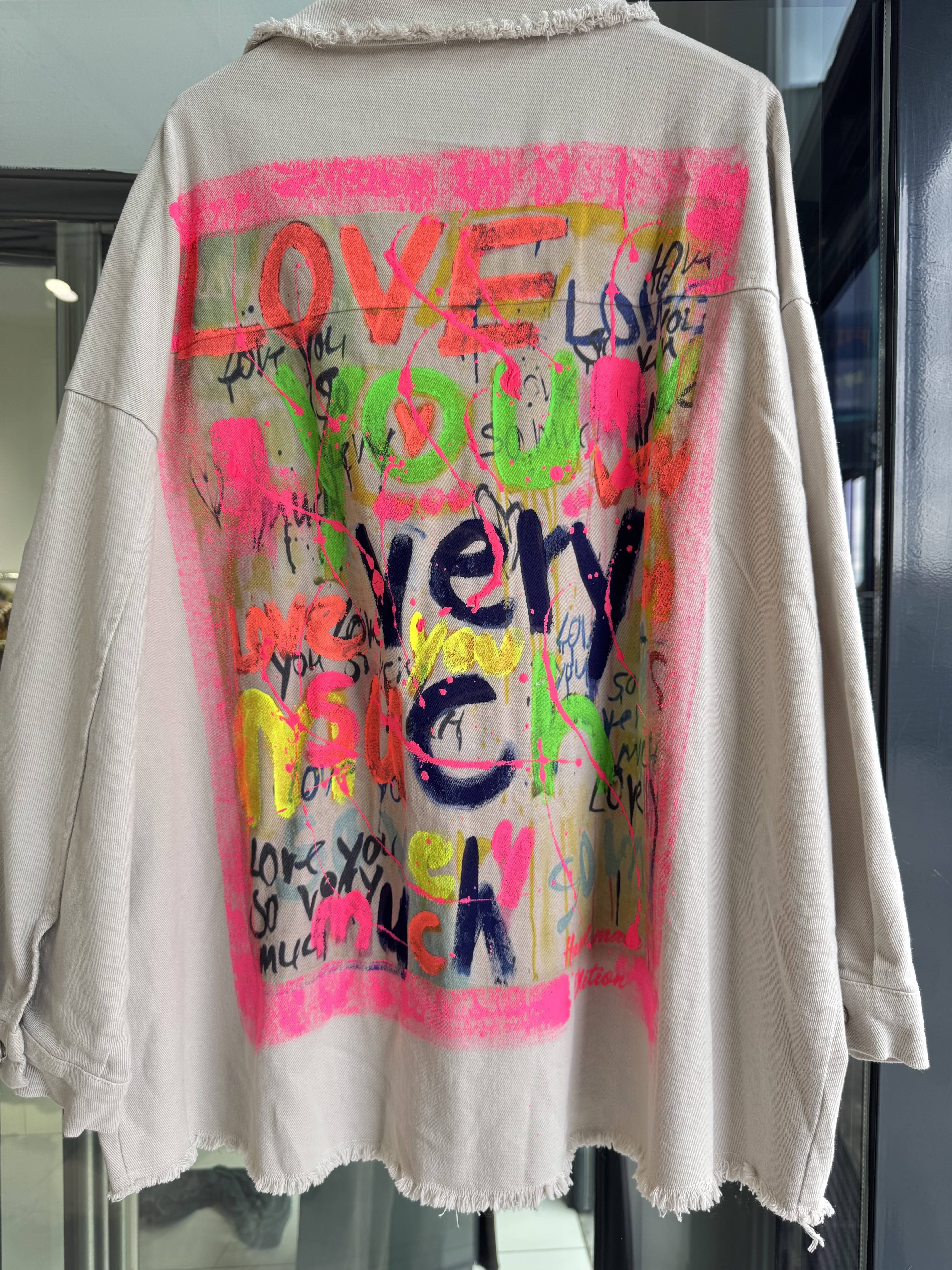 Ecru Veste Oversize Artistique en vente sur Faire5