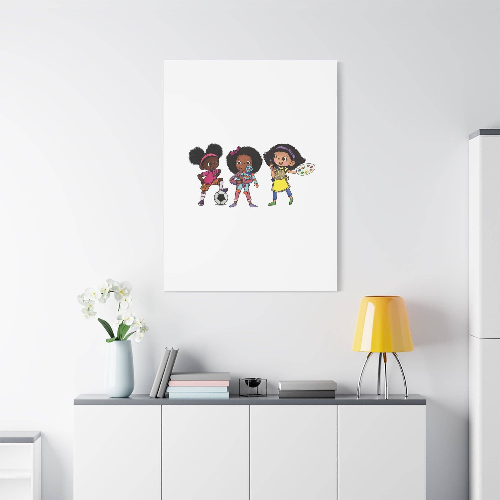 Ikuzi Dolls - Wholesale Art Print - Kids & Baby - Kids' Canvas Wall Art - Playful Characters for Creative Spaces205