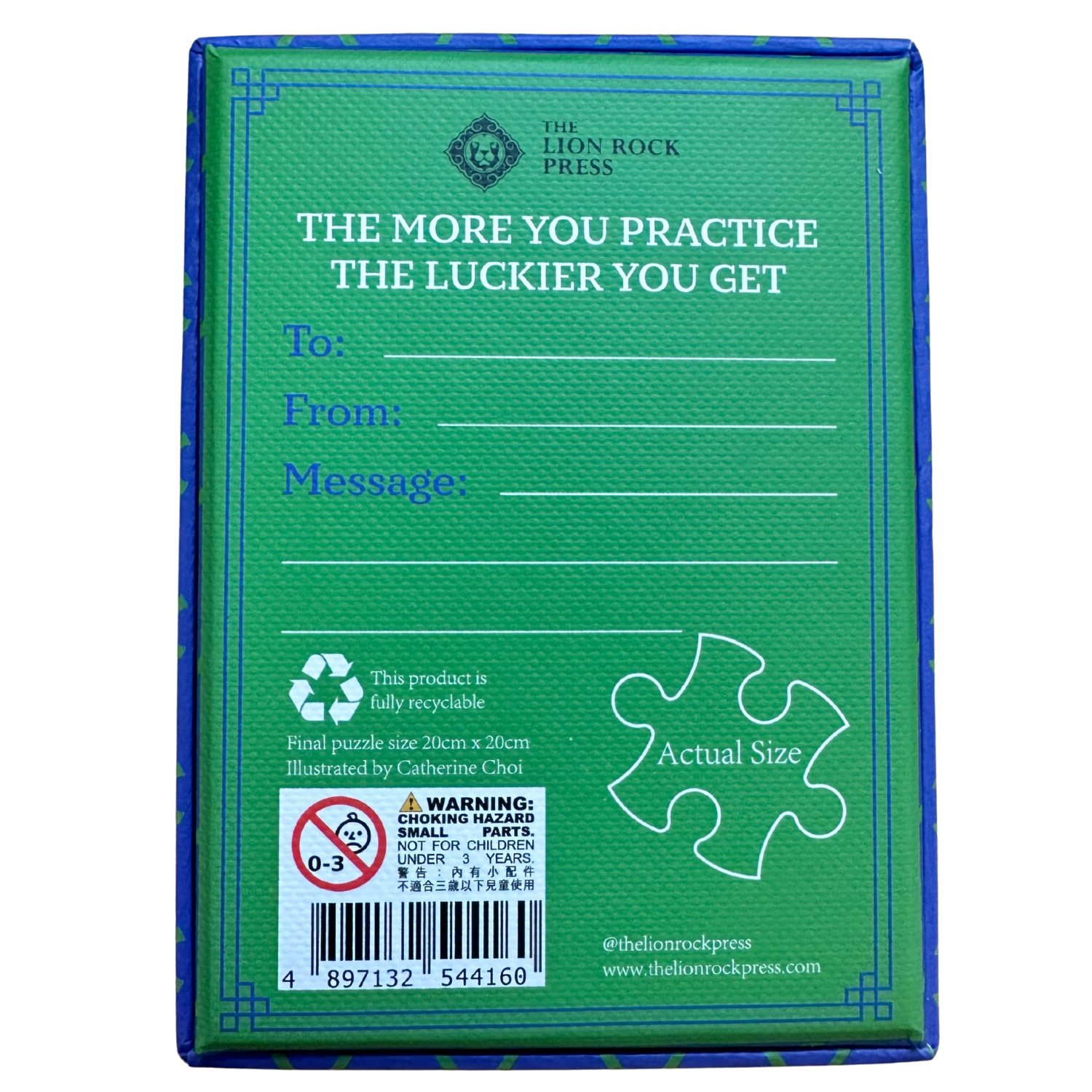 The Lion Rock Press - Wholesale Puzzle - Adult - 100pc MINI PUZZLE: Mahjong Madness3