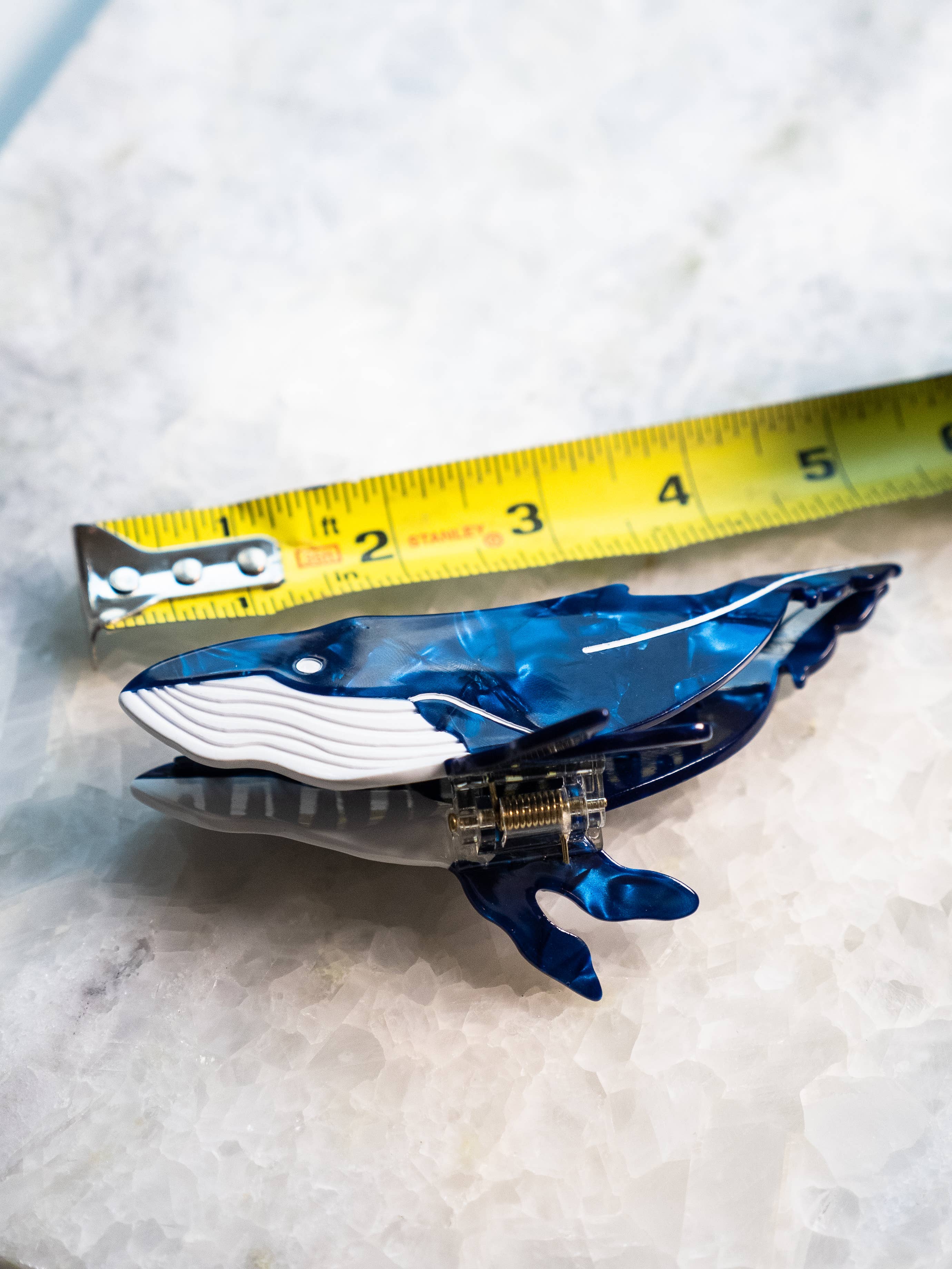 Haven - Vendita all'ingrosso Fermaglio per capelli - Donna - Fermaglio per capelli ecologico Blue Whale, grande5