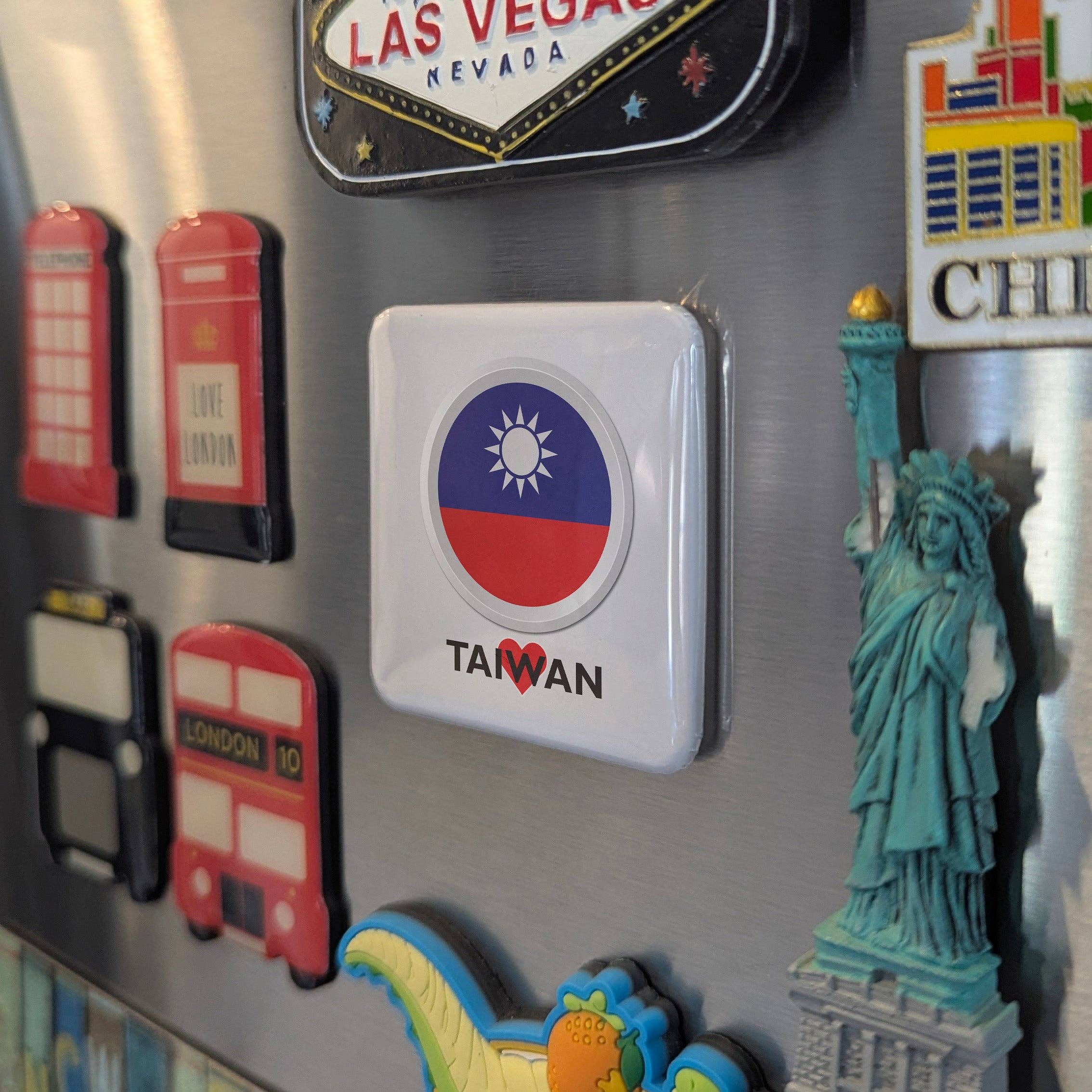 PhiloPerse - Wholesale Magnet - I Love Taiwan Fridge Magnet4