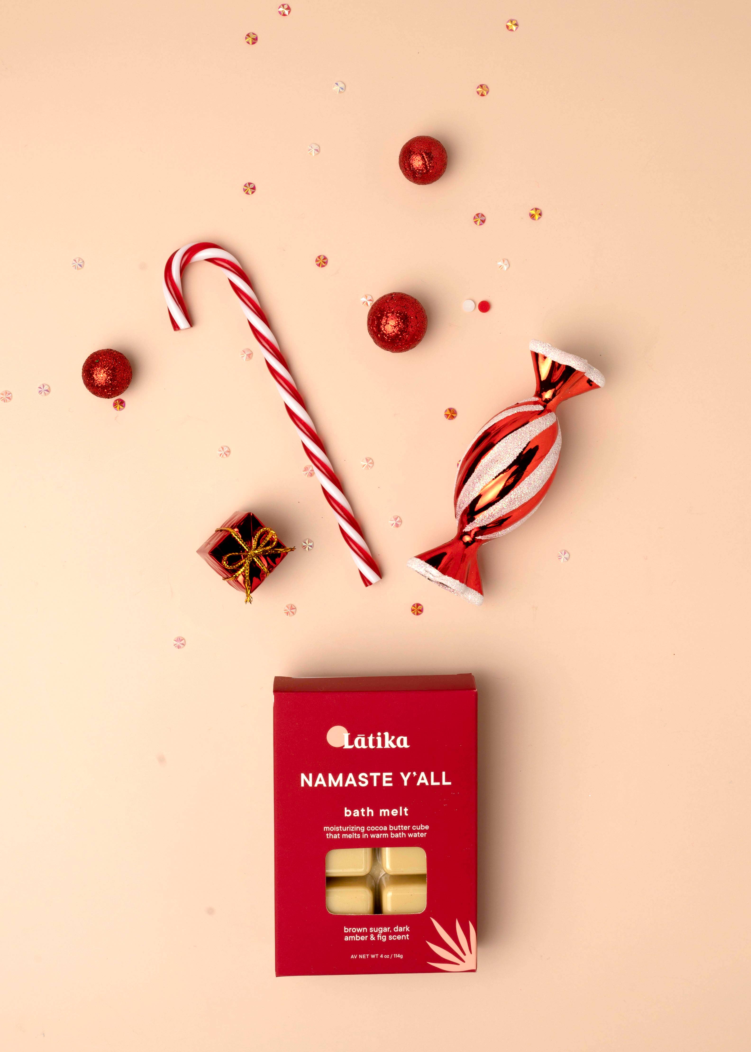 Latika Beauty - Wholesale Bath Soak/Milk - 🌻Namaste Y'all - Solid lotion, Massage bar, bath melt 💗red6