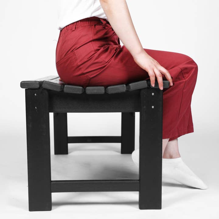 39F Inc. - Wholesale Bench - HDPE Backless Adirondack Bench, All-Weather, 500lbs Capacity4