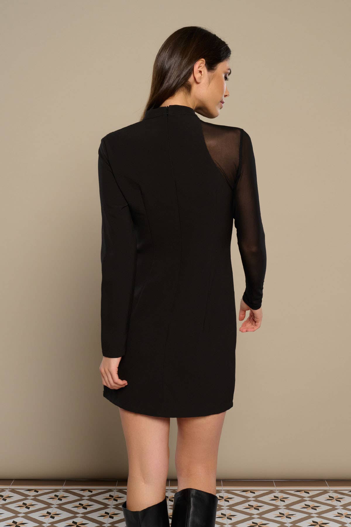 Black LIONETTA DRESS for wholesale on Faire3