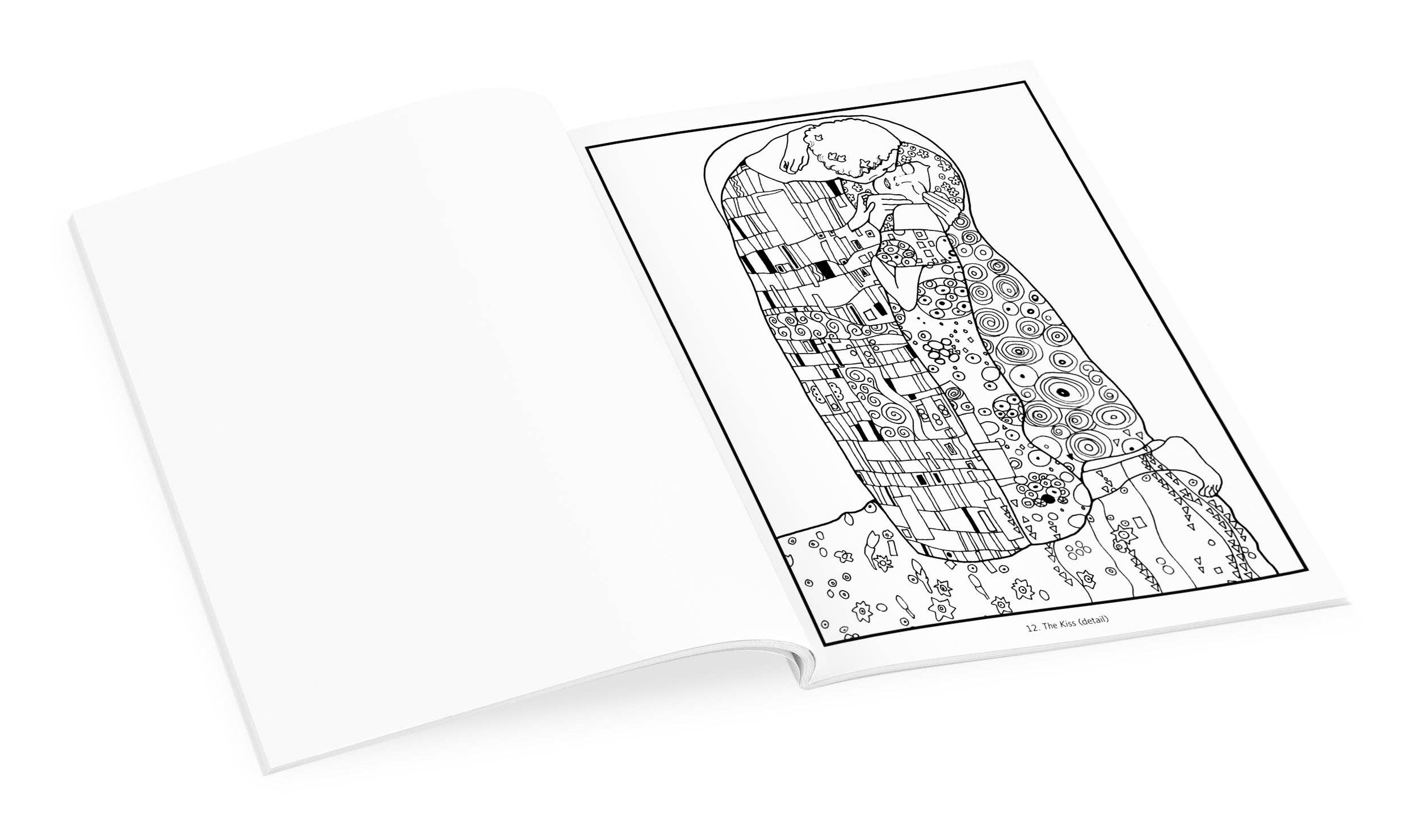 Pomegranate - Wholesale Coloring & Activity Book - Adult - Gustav Klimt Coloring Book2