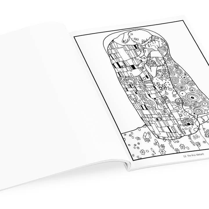 Pomegranate - Wholesale Coloring & Activity Book - Adult - Gustav Klimt Coloring Book2