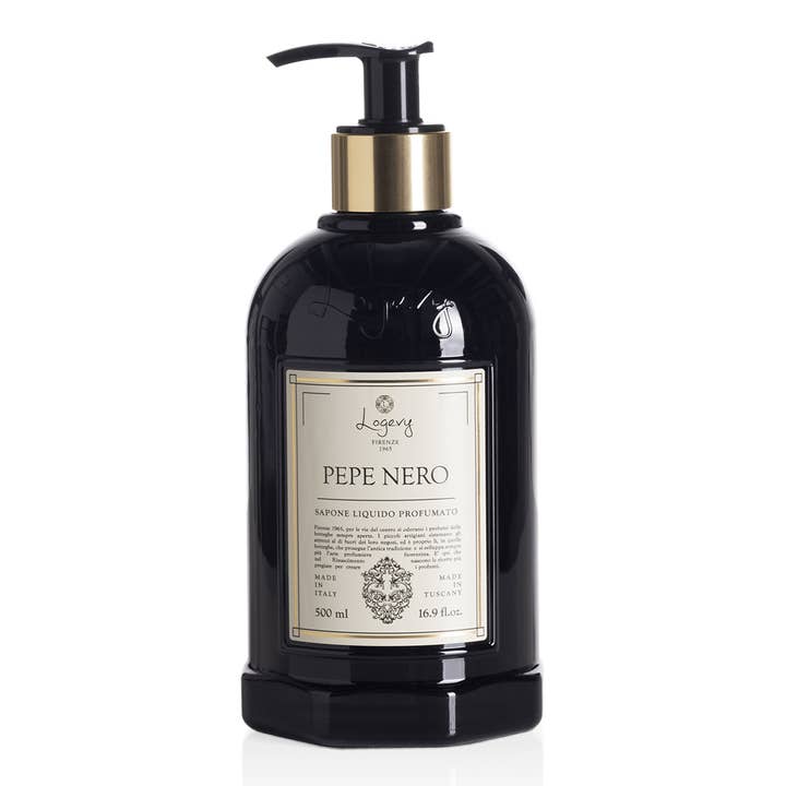 Logevy Firenze 1965 - Wholesale Body Wash/Shower Gel - Black Pepper Liquid Soap 500ml1