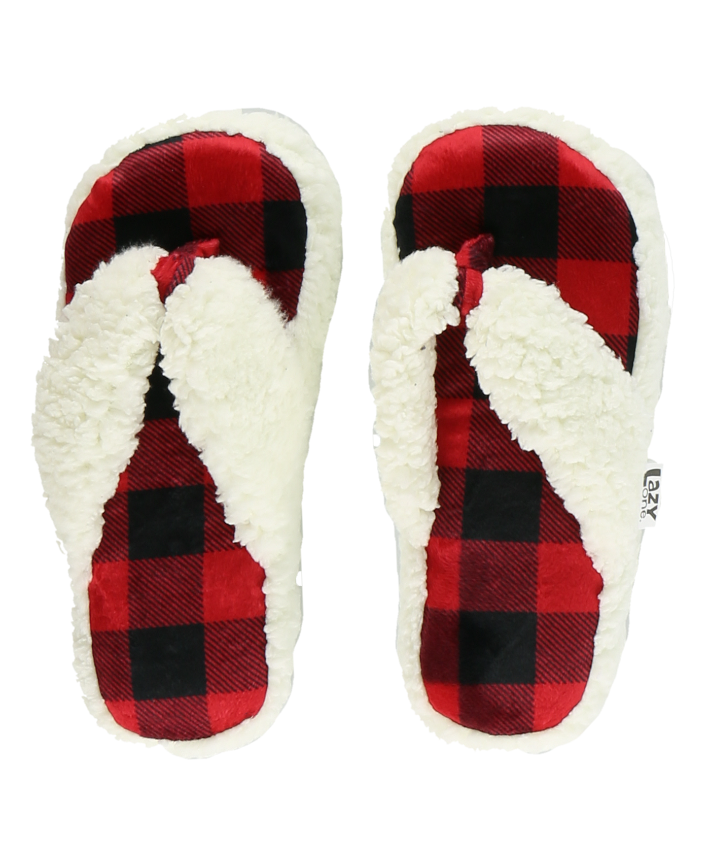 Lazy One - Wholesale Slippers - Women's - Red Plaid Spa Slipper0