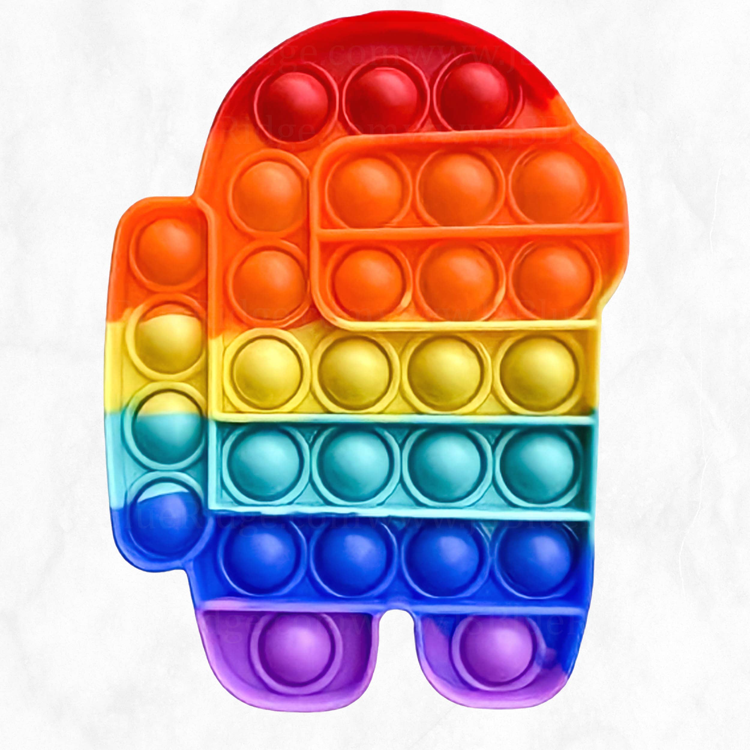 Autismus Special Needs Stress Reliever Jumbo Push Pop Bubble Fidget Spielzeug 