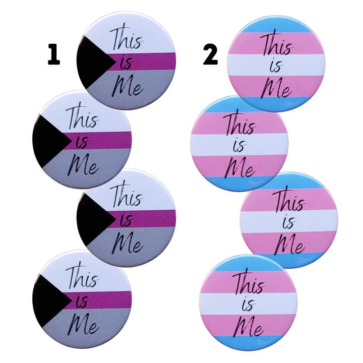 sent with Pride – wholesale Lapel pin/button – This is Me Badges Pride Pin Badges Lgbtq flag badges1