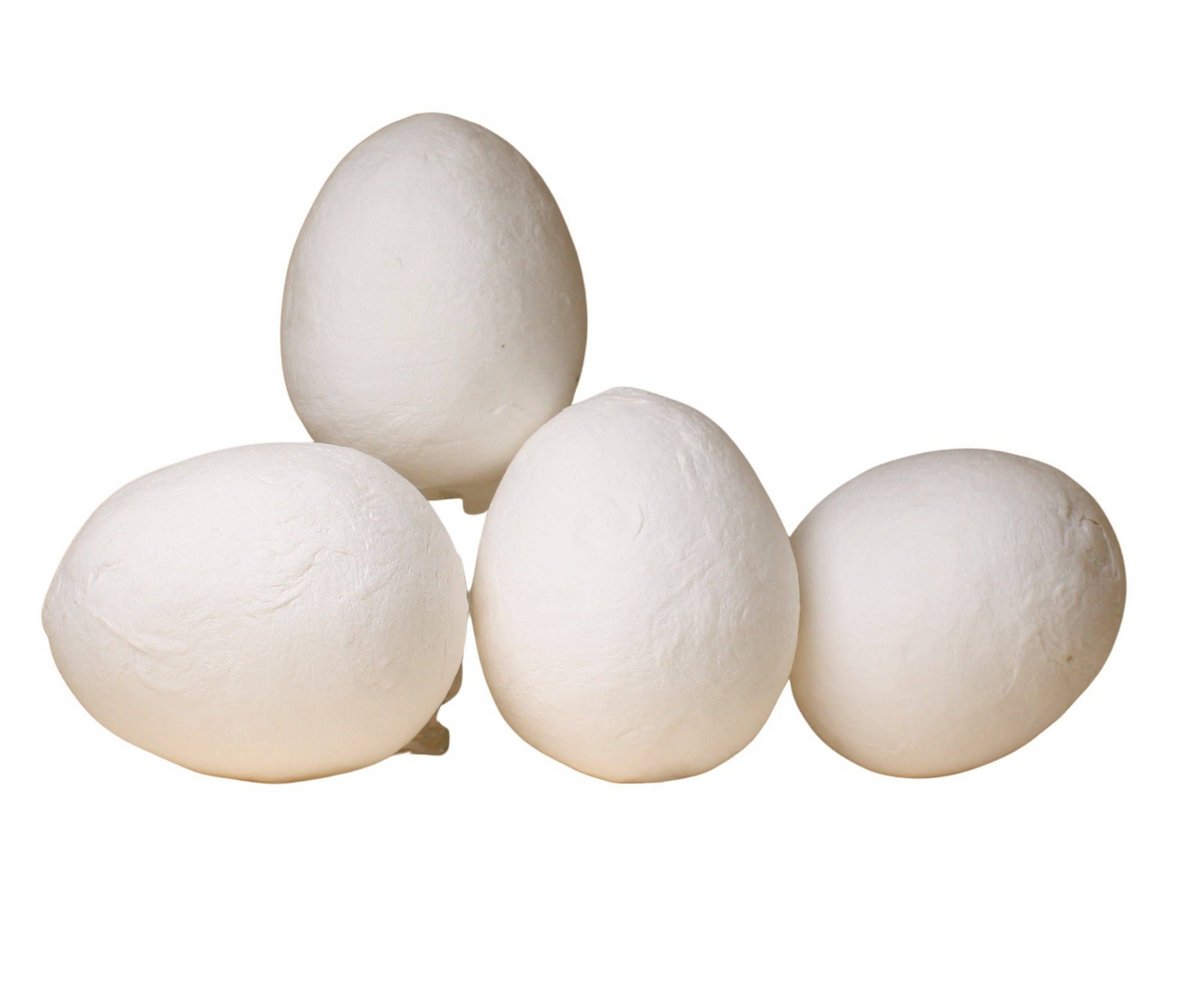   Large White Spun Cotton Eggs, 6-Pack for wholesale on Faire1