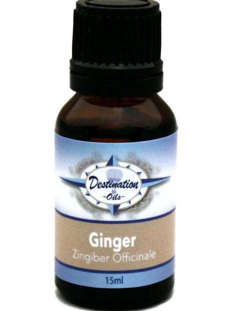 15ml de óleo essencial de gengibre puro - Zingiber Officinale por atacado de Destination Oils