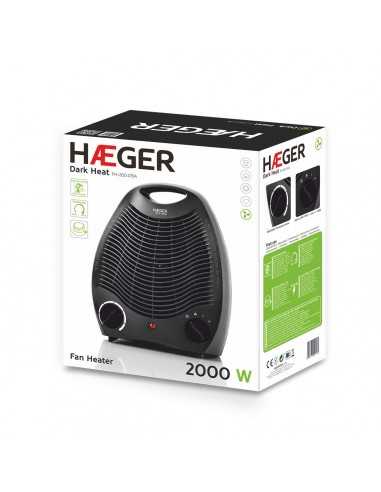 Haeger - Wholesale Handheld Electric Fan - Fan heater HAEGER Dark Heat 2000W1