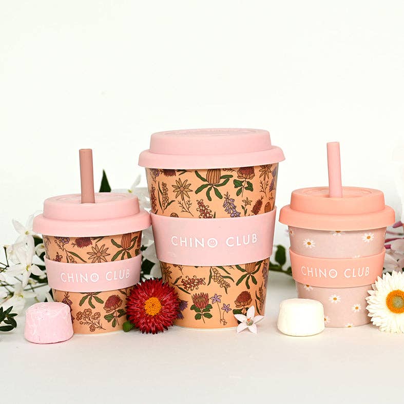 Chino Club - Wholesale Drinking Glass/Cup - Kids & Baby - Australian Wildflowers Babychino Cup 4oz5