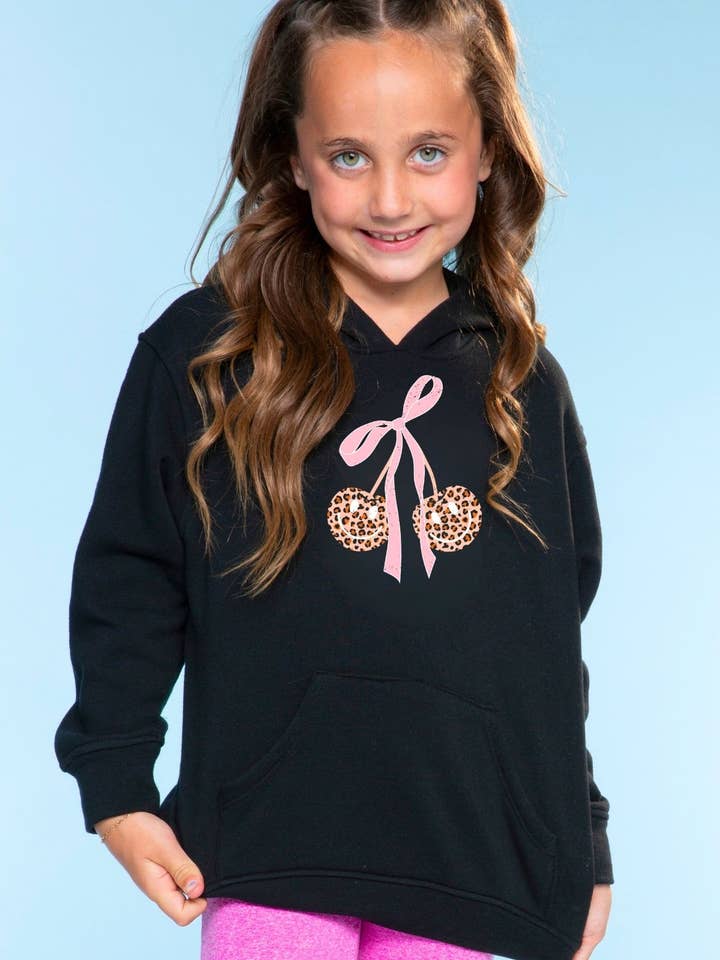 Sudadera con capucha de manga larga y corte holgado de algodón suave para venta al por mayor de PixieLane