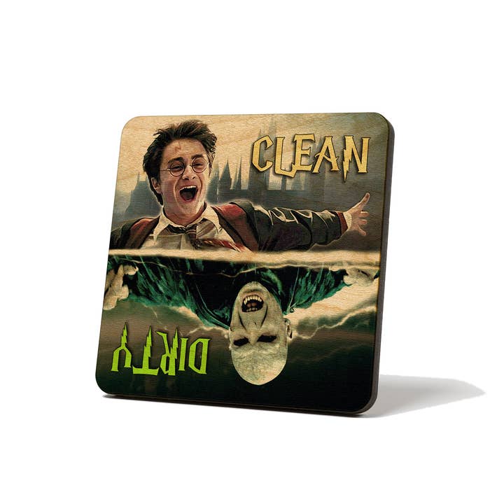 American Brand Studio - Vendita all'ingrosso Calamite - Calamita per lavastoviglie sporca di Harry Potter e Voldemort