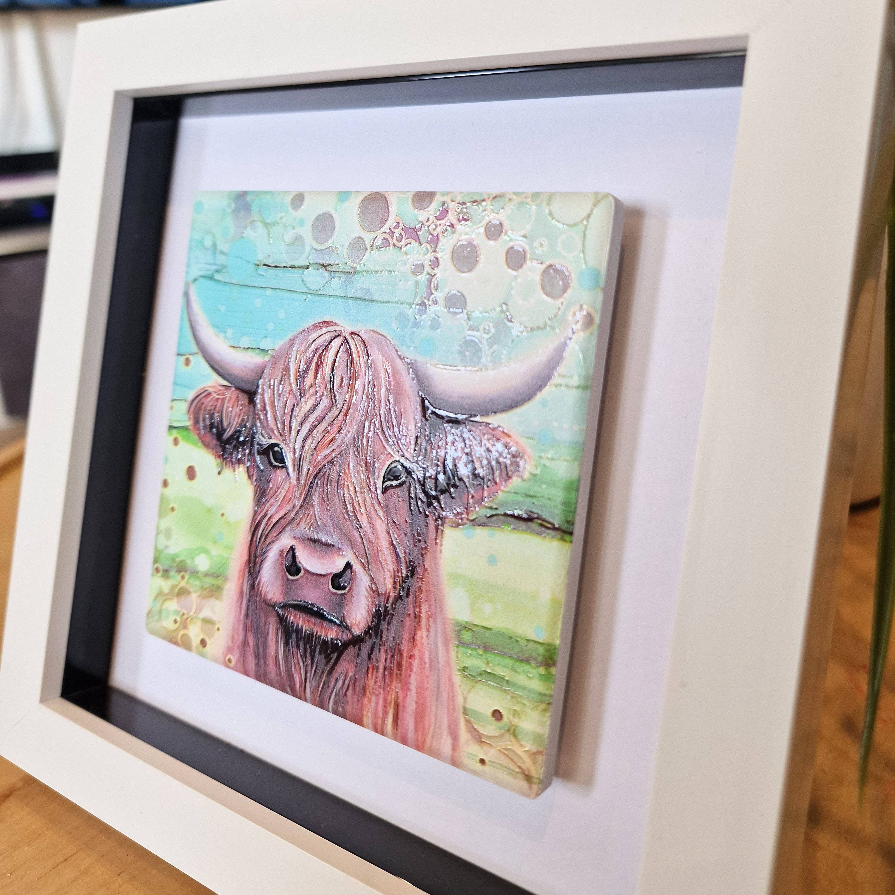 By Jo Crafts – wholesale Art print – 04-SP Highland Cow Small Picture 6