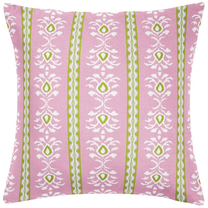 Rosemary Stripe Pink Decorative Pillow for wholesale by Laura Park Designs