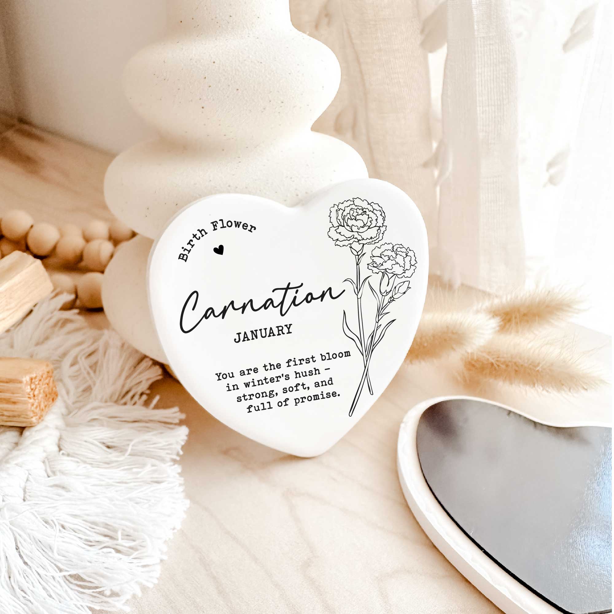 Tsuki Box - Wholesale Magnet - Íman de Flor de Nascimento – Cravo - Janeiro | Coração de Cerâmica0