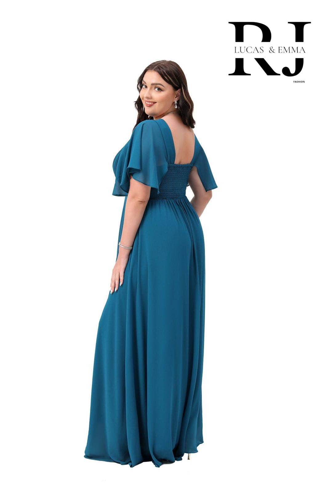 Lucas & Emma - Sarl RJ & co - Wholesale Gown - Women's - Plus size evening dress Ajaccio 22281