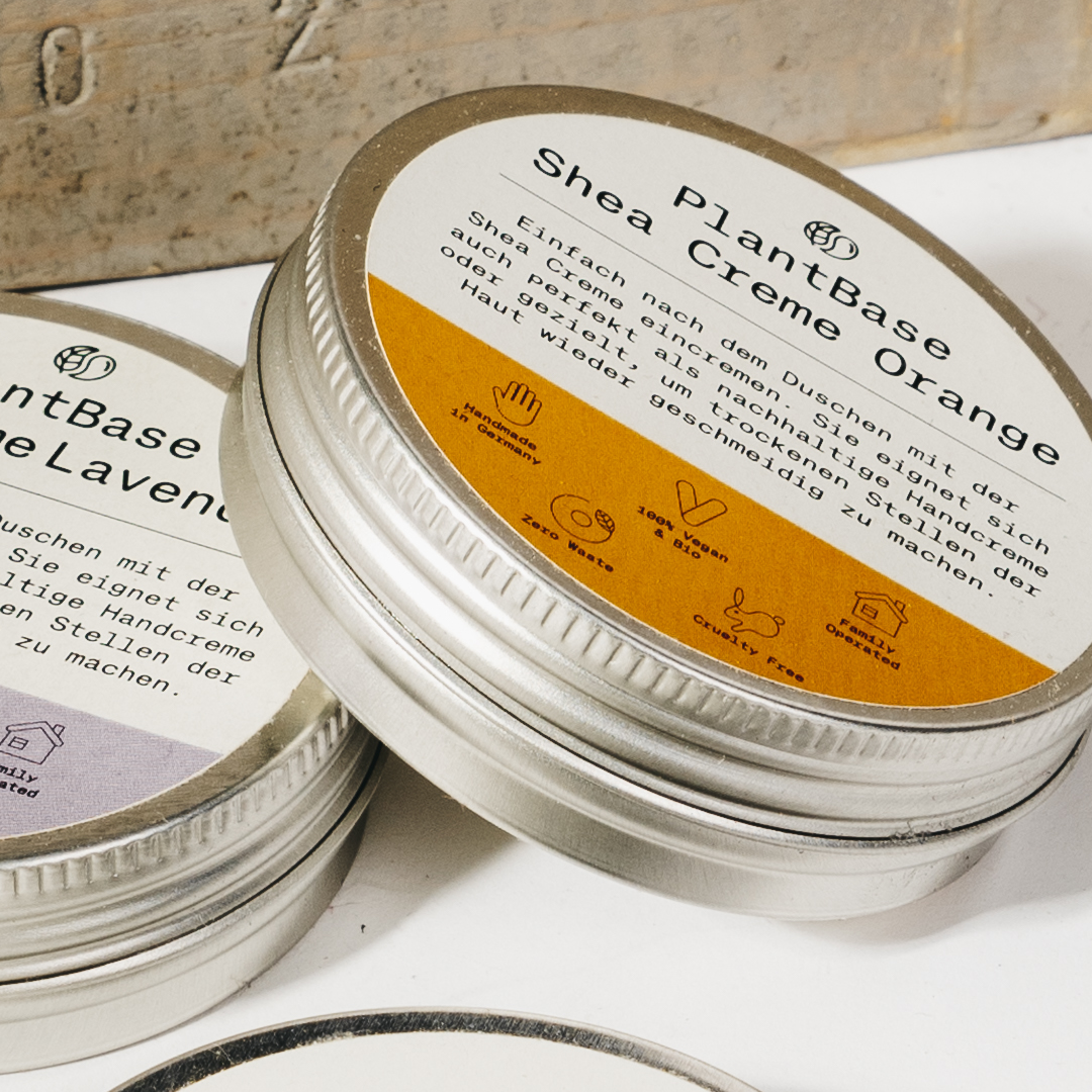PlantBase GmbH - Vendita all'ingrosso Balsamo/burro per il corpo - Crema di karitè arancione 50 ml3