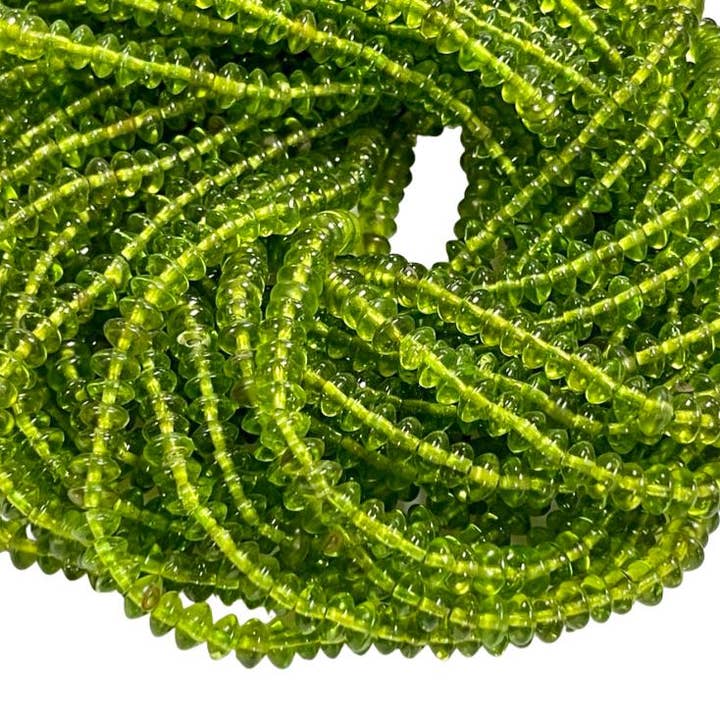 5 Strands Lot of 6mm Czech Opaque Glass Beads Roundelle for wholesale by TRIVENI USA INC