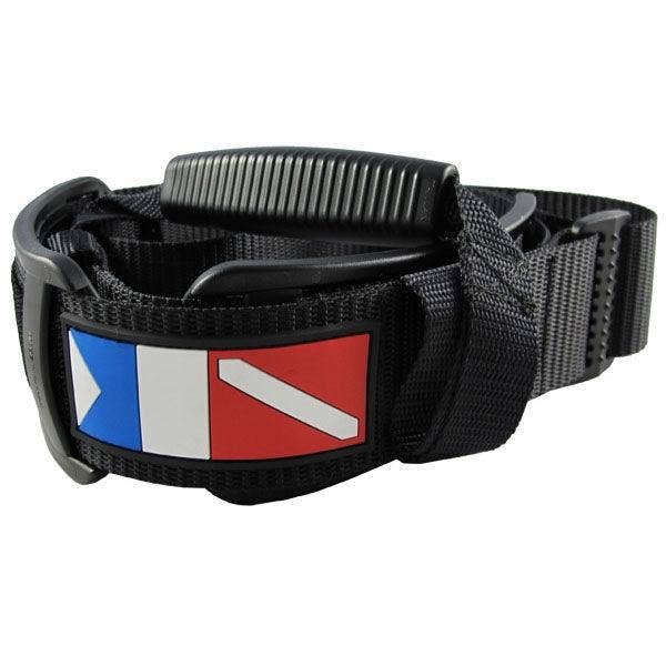 Suporte Ajustável para Cilindro de Mergulho com Logótipo de Bandeira de Mergulho por atacado de Scuba Choice