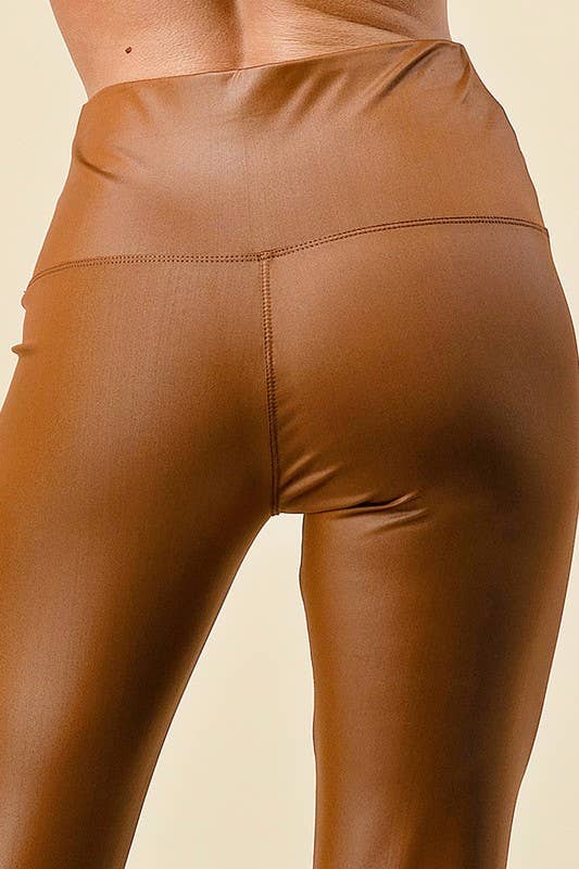 MIO WHOLESALE - Wholesale Fashion Leggings - Women's - PPU05 HIGH RISE VEGAN LEATHER LEGGINGS9