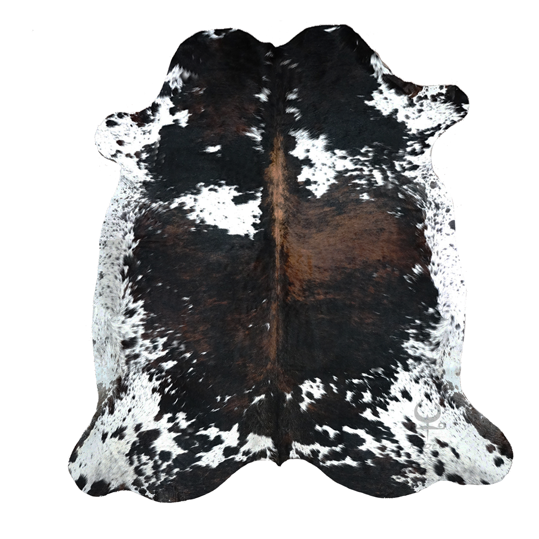 Rodeo - Wholesale Area Rug - Dark tricolor  cowhide rug Large5