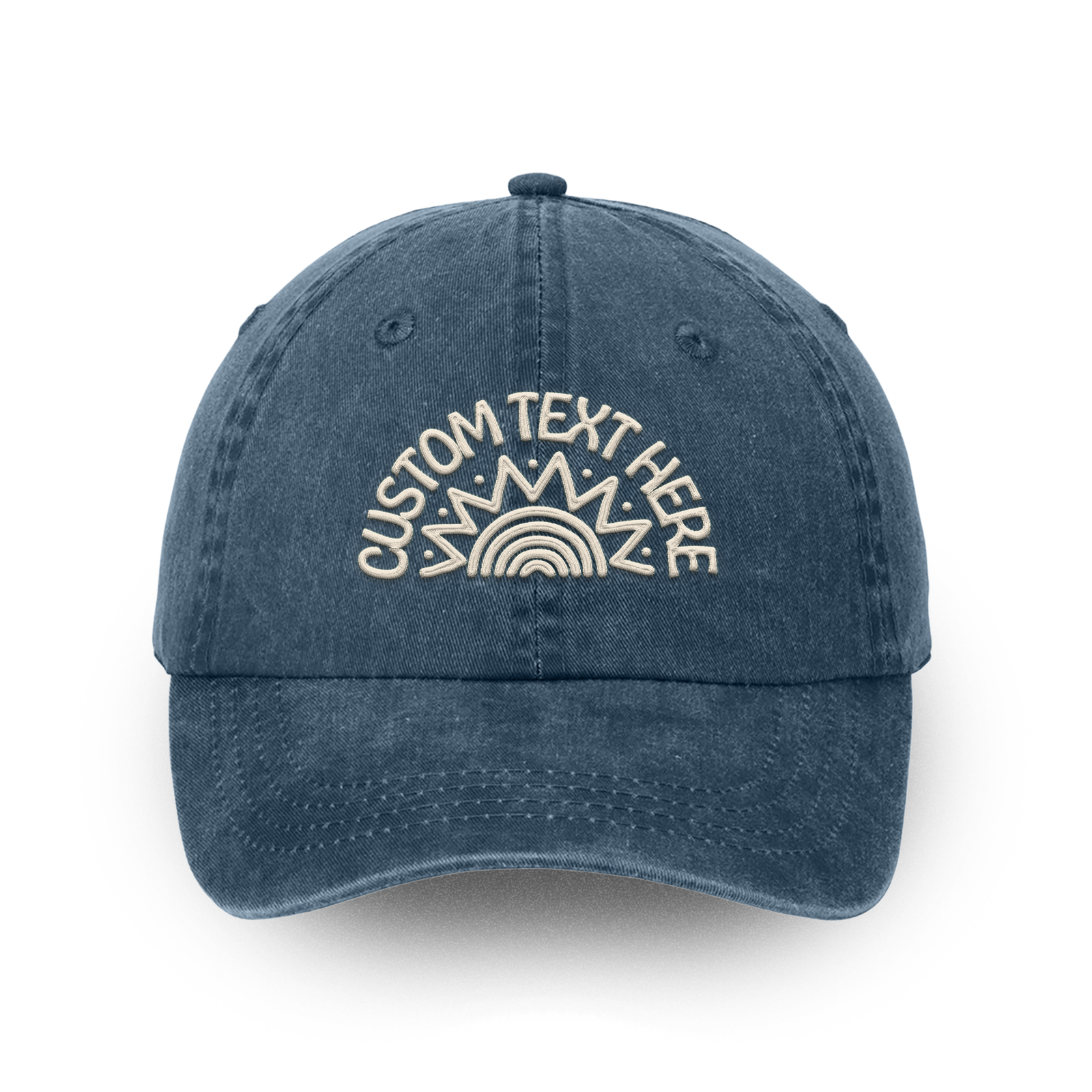 Island View Outfitters – wholesale Baseball cap – Unisex – *CUSTOM* Cosmic Sun Faded Dad Cap4