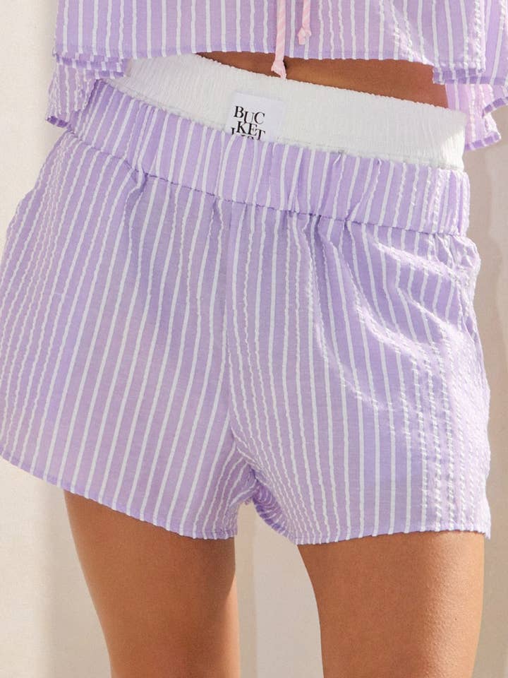 Sky blue P5492-1 Stripe Print Exposed Boxer Shorts
for wholesale on Faire5