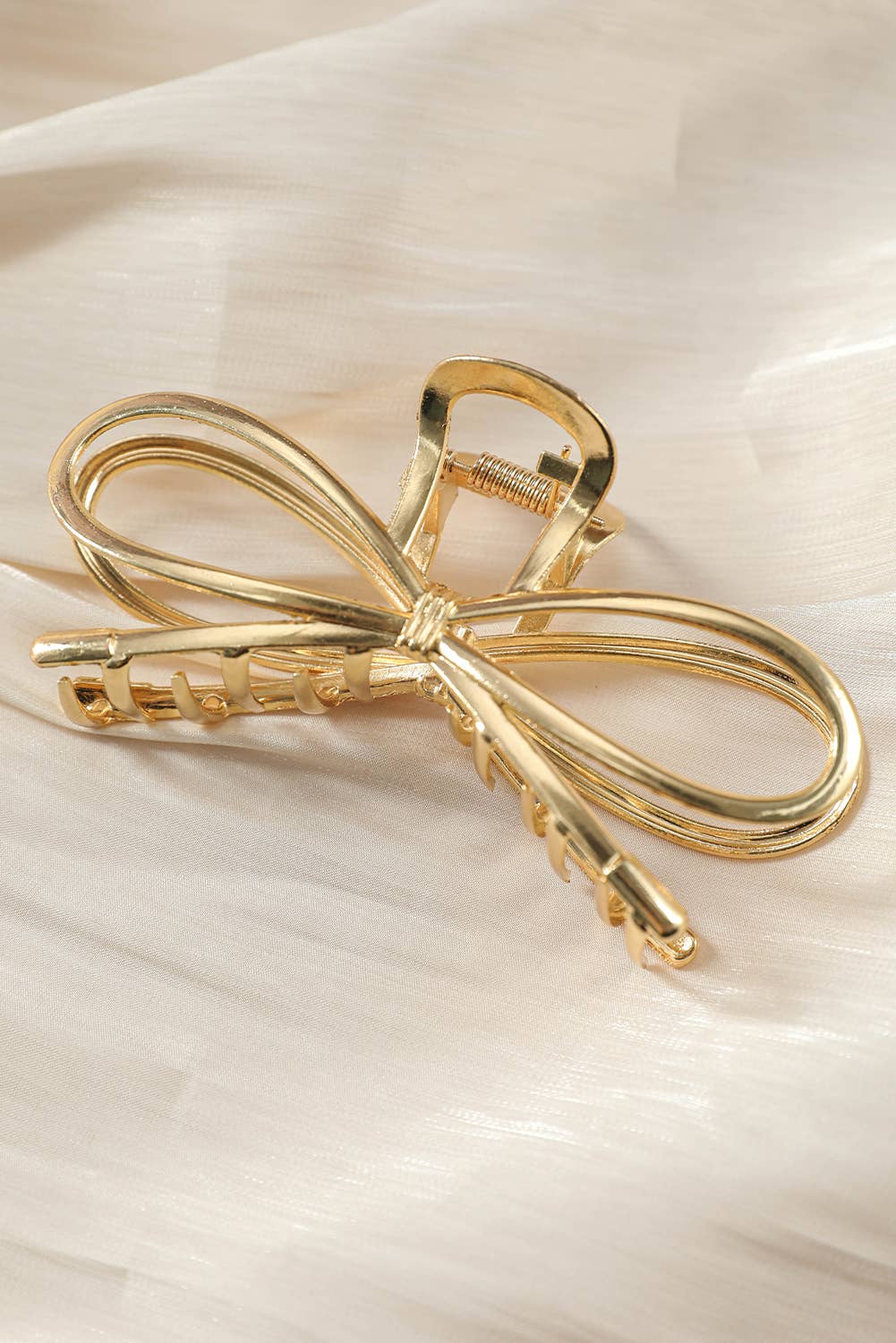 Gold Bowknot Shape Claw Clip for wholesale on Faire3