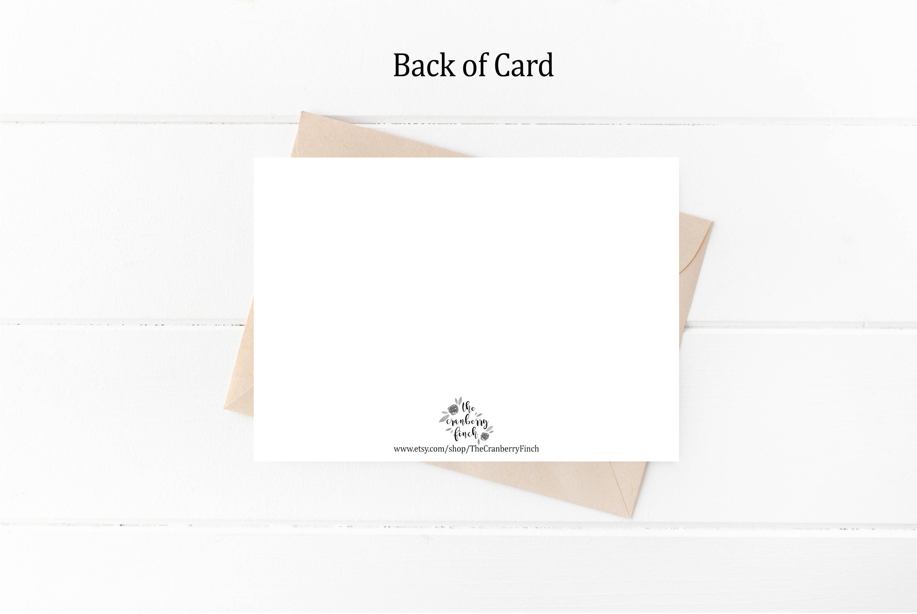 The Cranberry Finch - Venta al por mayor Tarjetas de felicitación - Tarjeta de felicitación Jersey Cow1