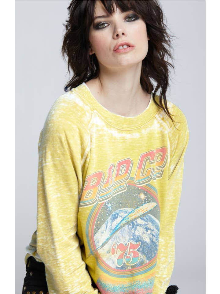 Yellow 303005 - 228 Bad Co '75 Sweatshirt for wholesale on Faire