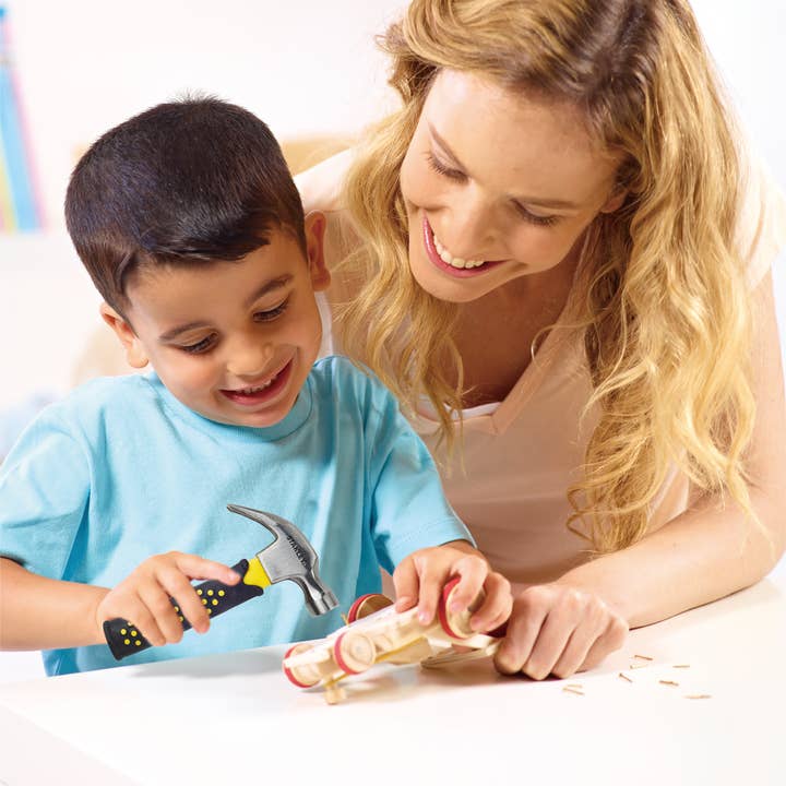 Toysmith - Wholesale Toy Set - Kids - Red Toolbox Stanley Jr. 5-Piece Tool Set2