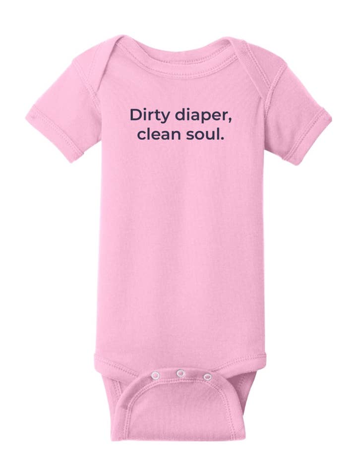 Sock Religious - Wholesale Bodysuit (Non-Footed) - Baby - Dirty Diaper, Clean Soul Onesie15