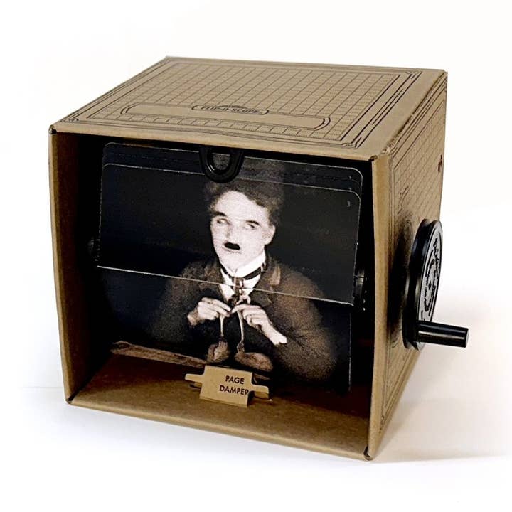 Fliposcope - Charlie Chaplin DIY FlipBook Machine Keepsake for wholesale by Fliposcope