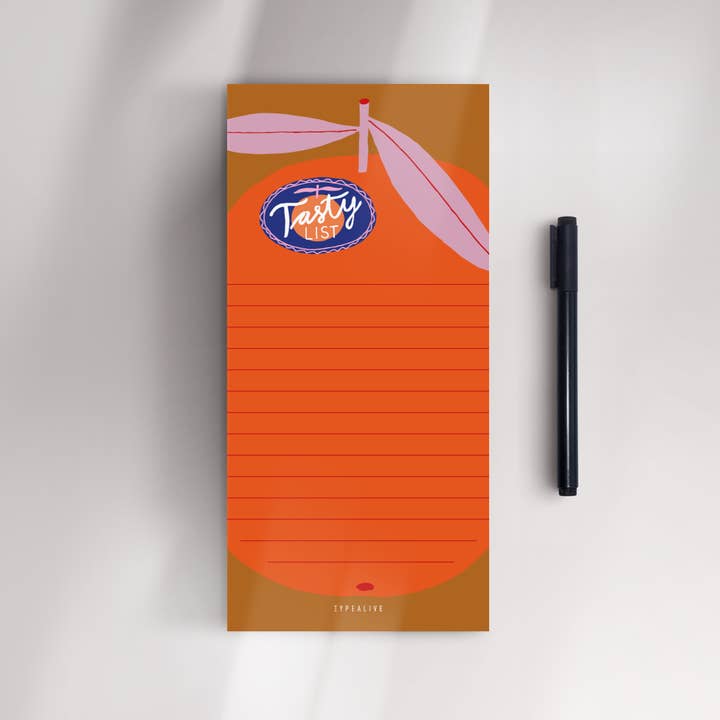 typealive - Wholesale Notepad - Notepad "narrow" / Tasty List1