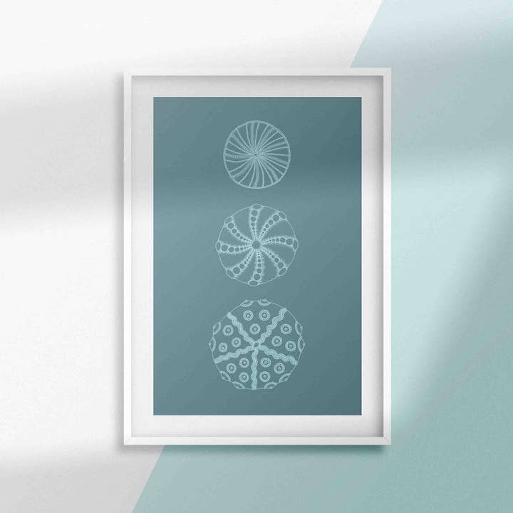 Pôster A3 Ouriço Psicodélico por atacado de Coconut & Soul