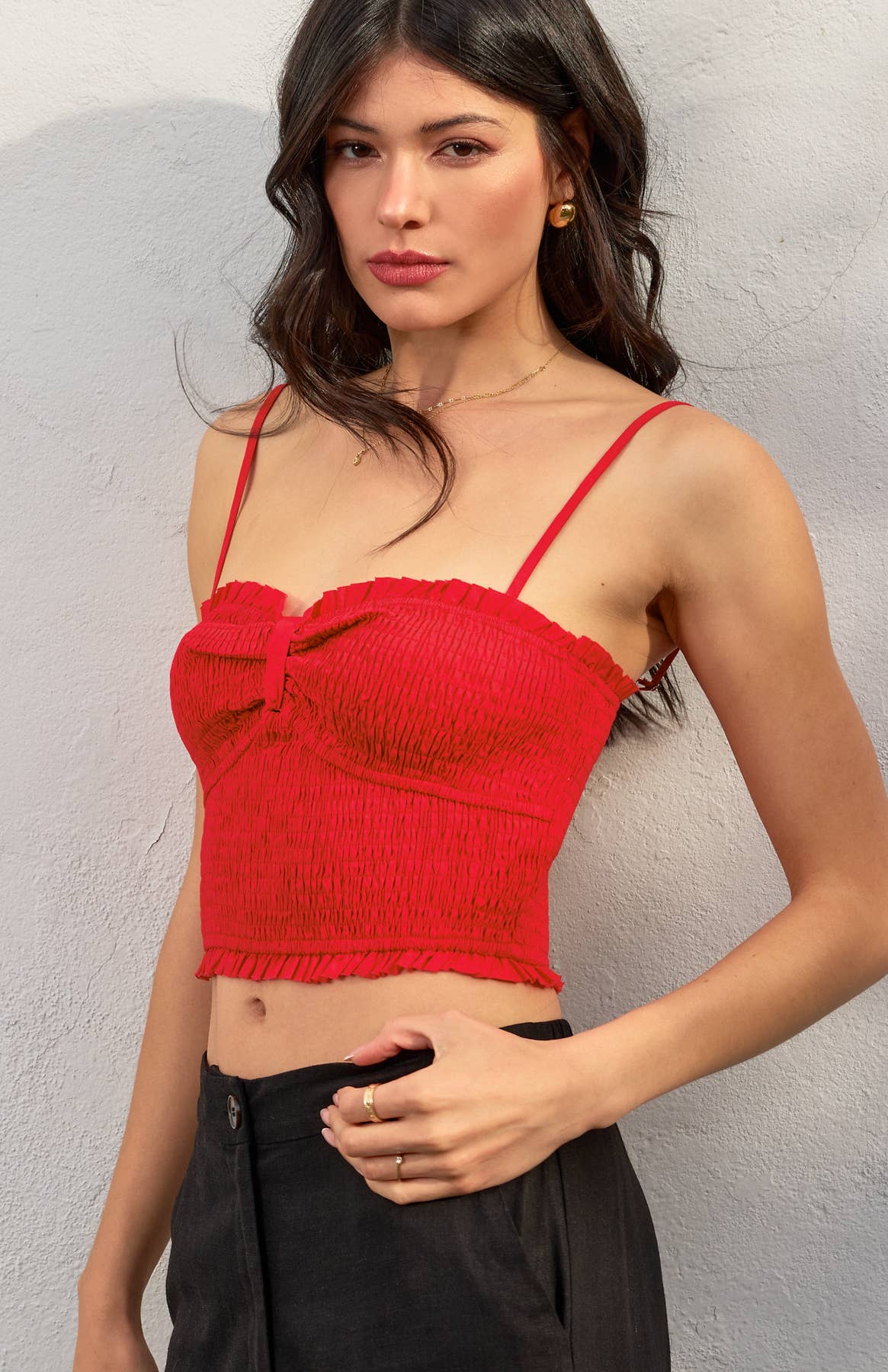 Dress Forum – Engroshandel Tanktop – Kvinder – Min Lille Rynkede Kæreste Crop Top (1)20