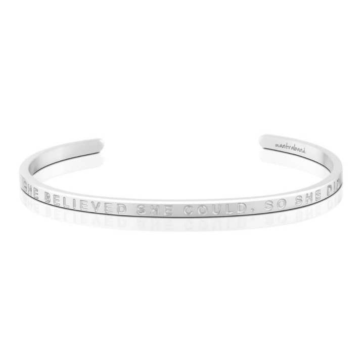 MantraBand - Wholesale Cuff Bracelet - She Believed She Could - inspirational MantraBand® bracelet5