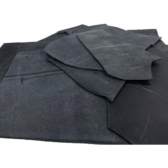 Tuzech Leather - Wholesale Craft Supplies - TUZECH Leather Scrap - Large Pieces of Full Grain Leather Cowhide Remnants Bag - Design & Make Crafts - Mixed Colors