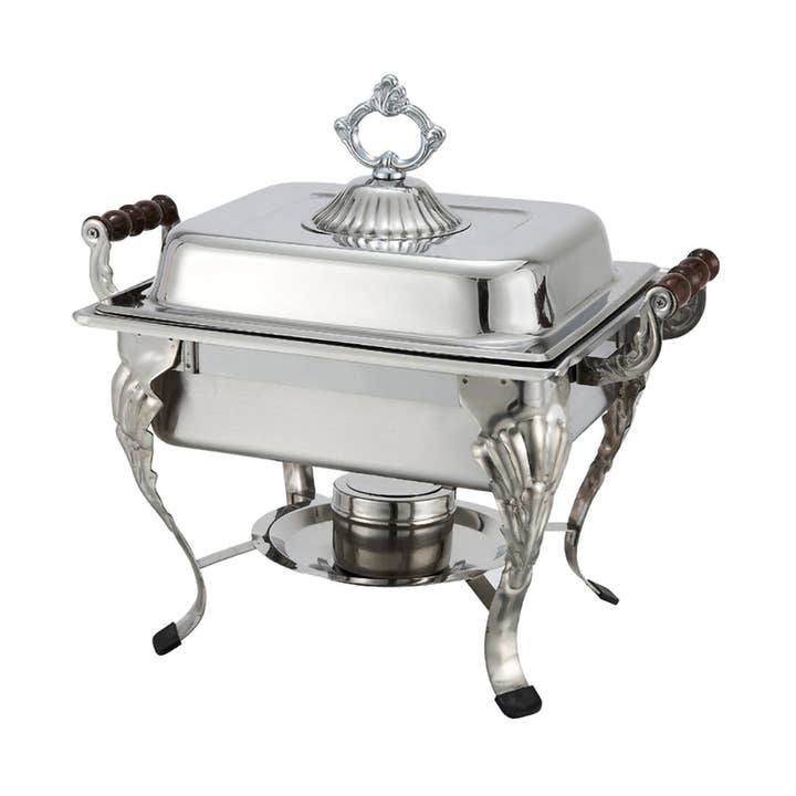 Crown halvstor 4 qt Chafer i rustfrit stål for engroshandel hos EcoQuality