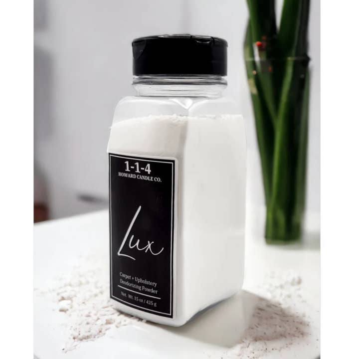 Detergente per tappeti deodorante al profumo di lino Lux Lush per la vendita all'ingrosso da parte di 1-1-4 Howard Candle Co