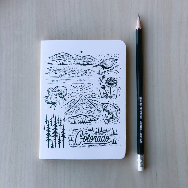 Moore Collection - Wholesale Notebook - Mini Colorado Notebook