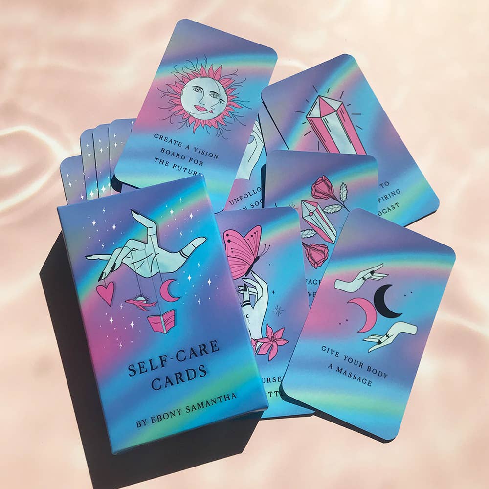 Manifest Magic – Cartas de tarô por atacado – Baralho de Cartas de Autocuidado - amor-próprio, bem-estar, saúde mental0